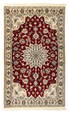Tapis persan - Nain - Royal - 139 x 82 cm - rouge