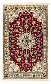 Tapis persan - Nain - Royal - 139 x 82 cm - rouge