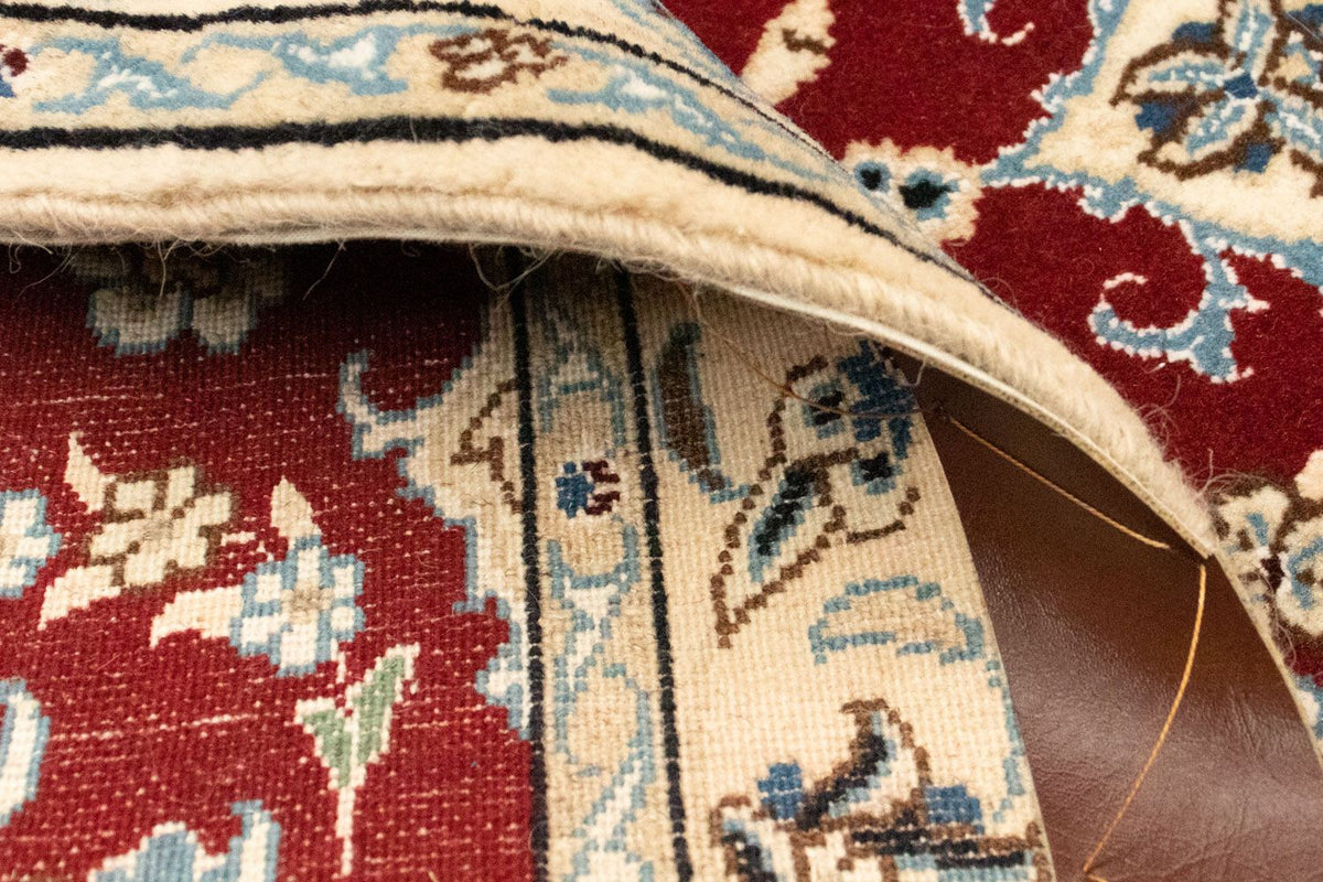 Tapis persan - Nain - Royal - 139 x 82 cm - rouge