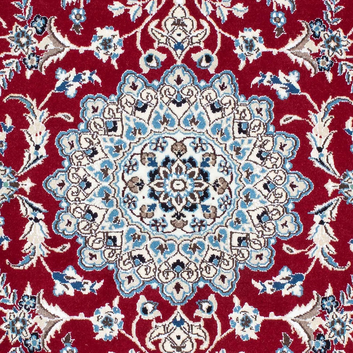 Tapis persan - Nain - Royal - 169 x 113 cm - rouge foncé