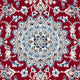 Tapis persan - Nain - Royal - 169 x 113 cm - rouge foncé