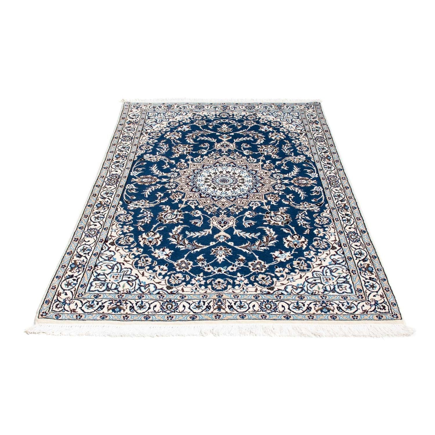 Tapis persan - Nain - Royal - 176 x 113 cm - bleu