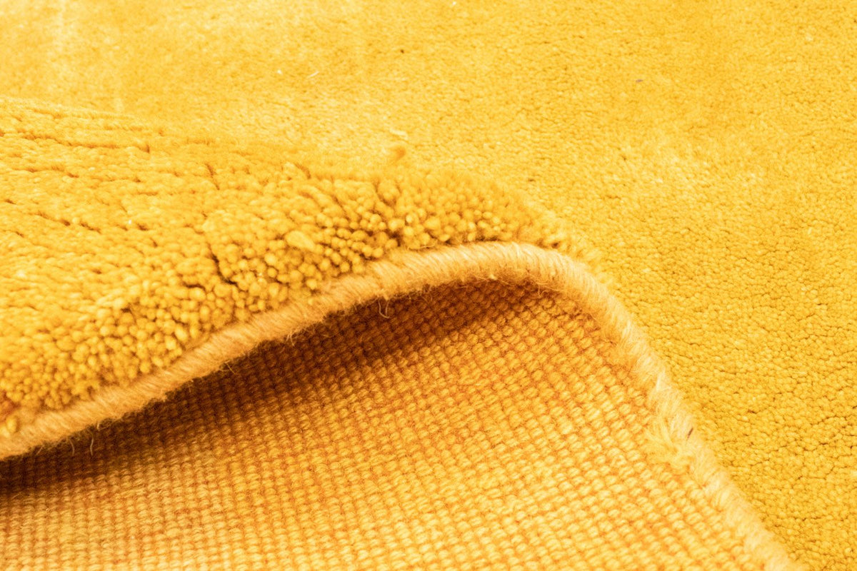 Tapis Gabbeh - Persan carré  - 208 x 178 cm - or