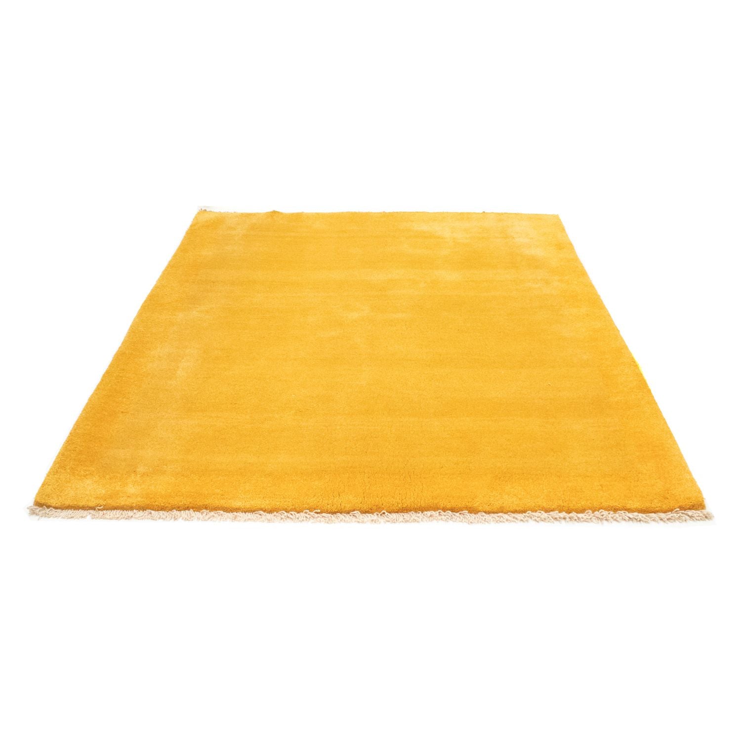Tapis Gabbeh - Persan carré  - 208 x 178 cm - or