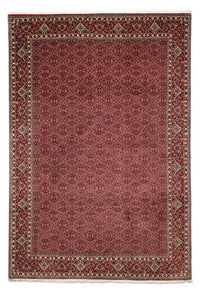 Tapis persan - Bidjar - 302 x 210 cm - rouge foncé
