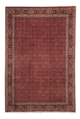 Tapis persan - Bidjar - 298 x 205 cm - rouge foncé