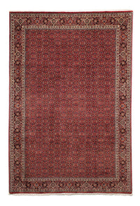 Tapis persan - Bidjar - 298 x 205 cm - rouge foncé