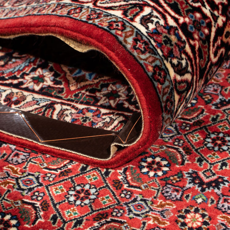 Tapis persan - Bidjar - 298 x 205 cm - rouge foncé