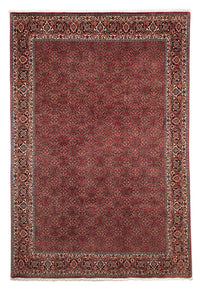 Tapis persan - Bidjar - 299 x 202 cm - rouge foncé