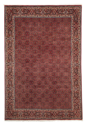 Tapis persan - Bidjar - 299 x 202 cm - rouge foncé