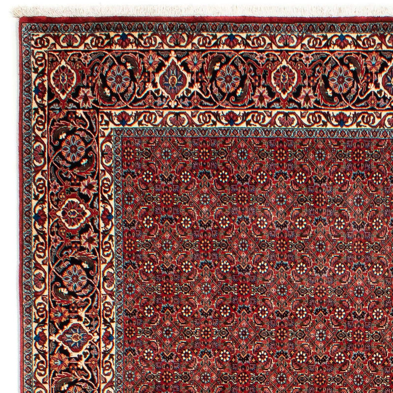 Tapis persan - Bidjar - 299 x 202 cm - rouge foncé