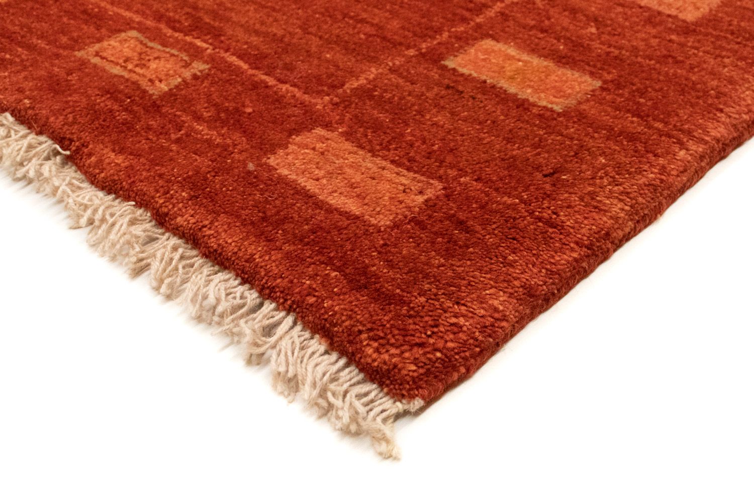 Tapis Gabbeh - Persan - 226 x 177 cm - rouge