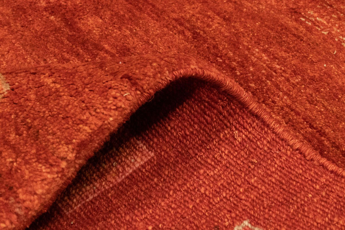 Tapis Gabbeh - Persan - 226 x 177 cm - rouge