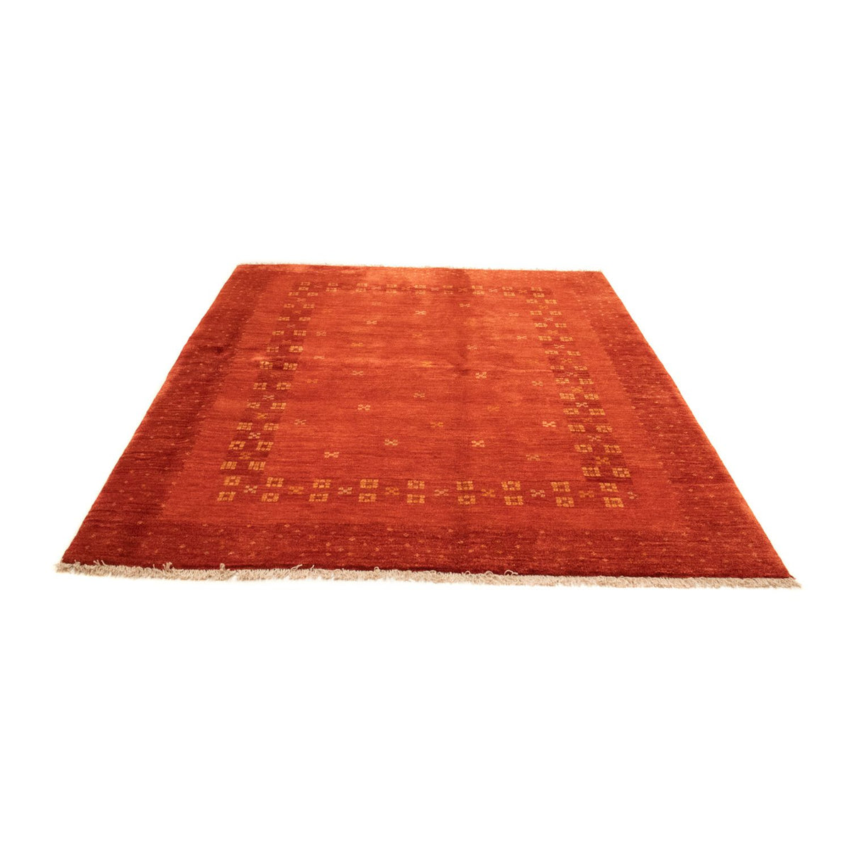 Tapis Gabbeh - Persan - 232 x 177 cm - rouge