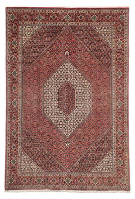 Tapis persan - Bidjar - 293 x 203 cm - rouge clair