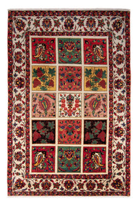 Tapis persan - Nomadic - 377 x 252 cm - rouge foncé