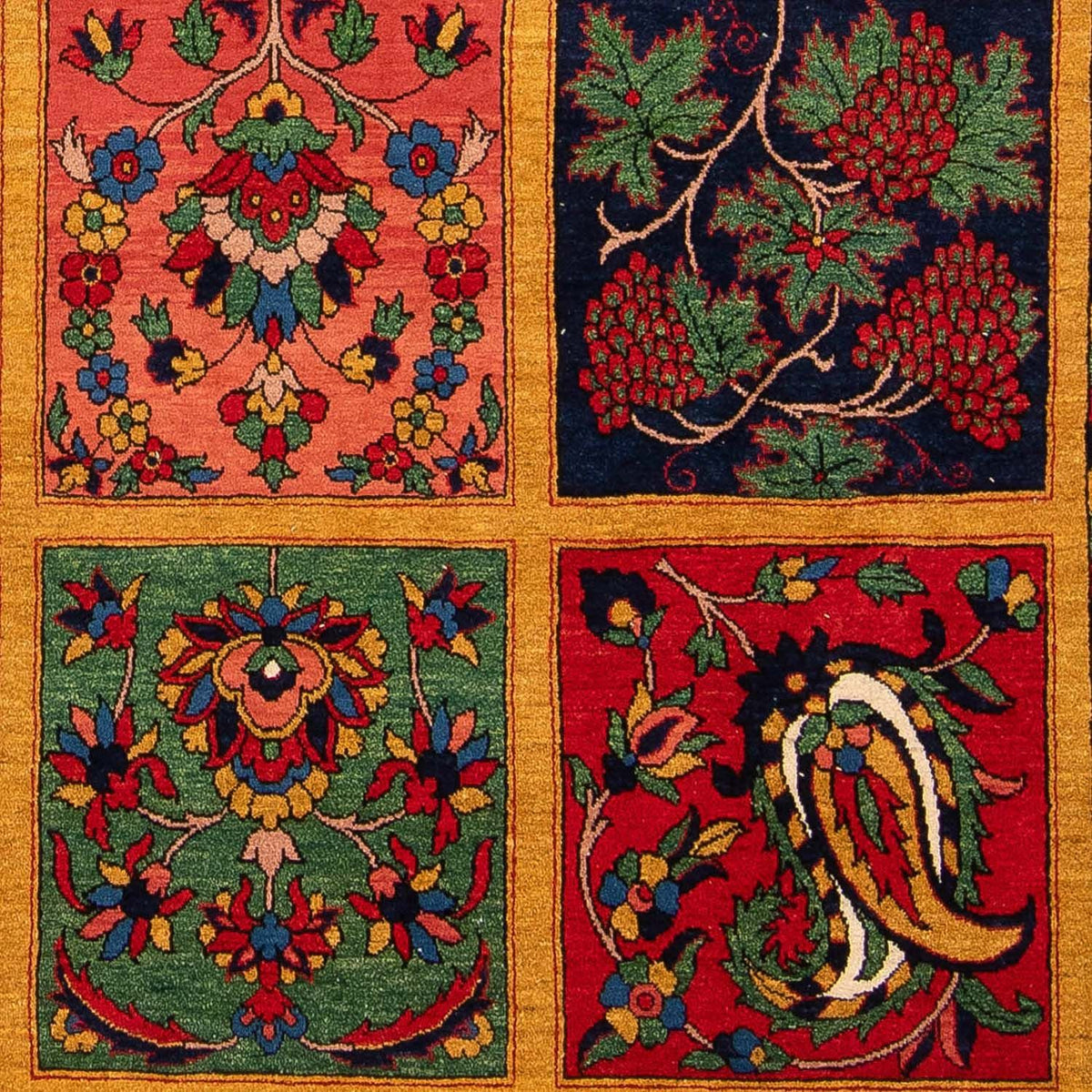 Tapis persan - Nomadic - 361 x 246 cm - rouge foncé