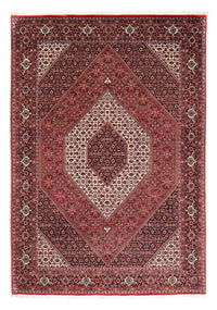 Tapis persan - Bidjar - 236 x 169 cm - rouge foncé