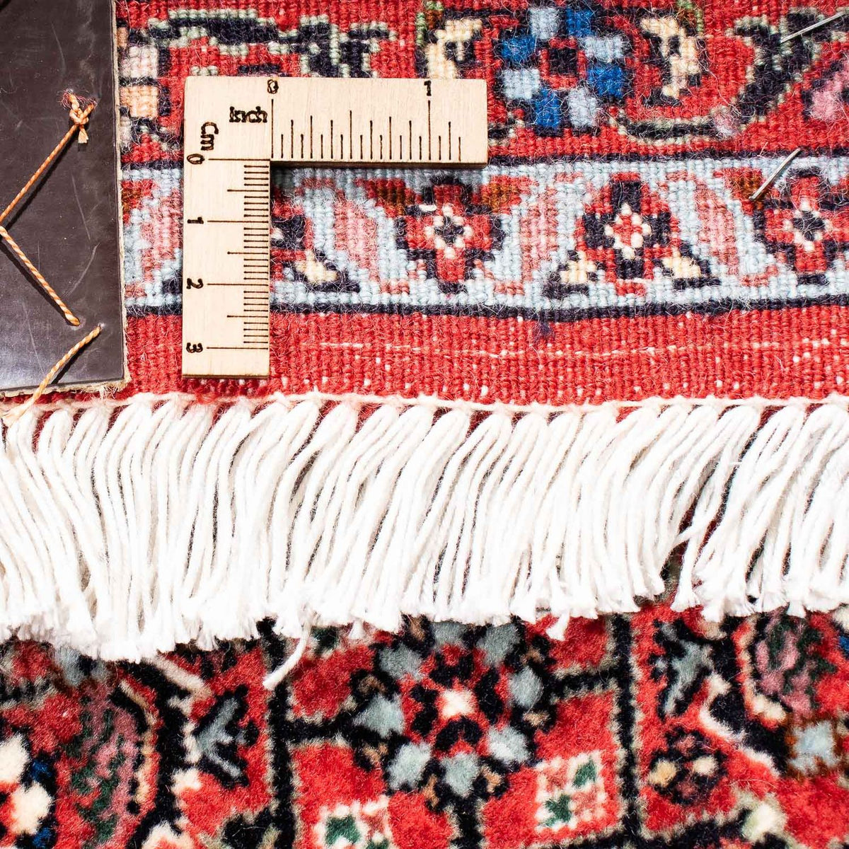 Tapis persan - Bidjar - 236 x 169 cm - rouge foncé