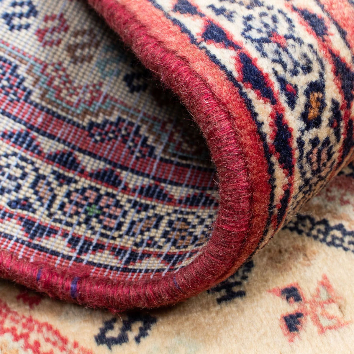 Tapis persan - Nomadic - 122 x 73 cm - rouge clair