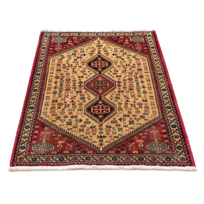 Tapis persan - Nomadic - 124 x 76 cm - rouge clair