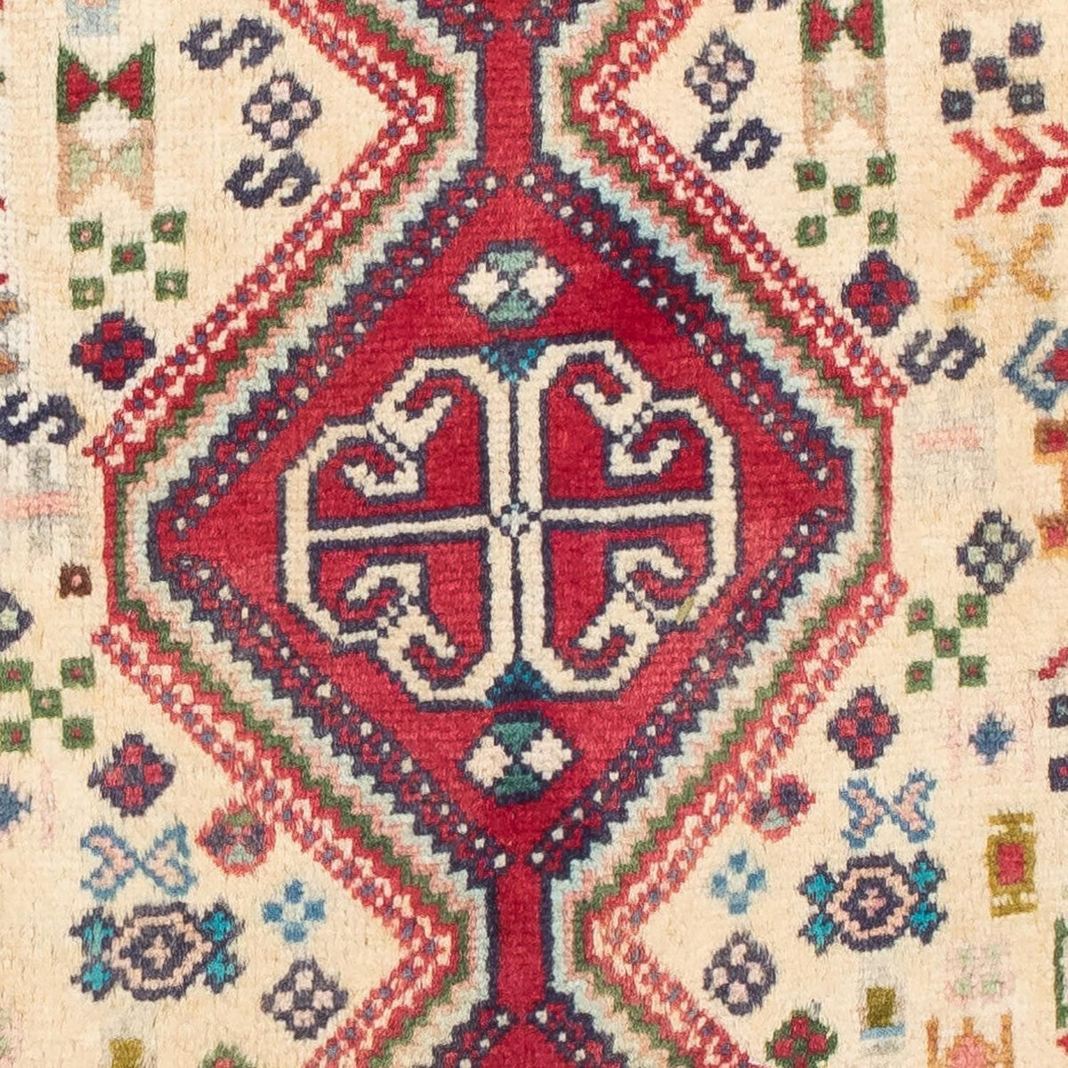 Tapis persan - Nomadic - 123 x 75 cm - rouge clair