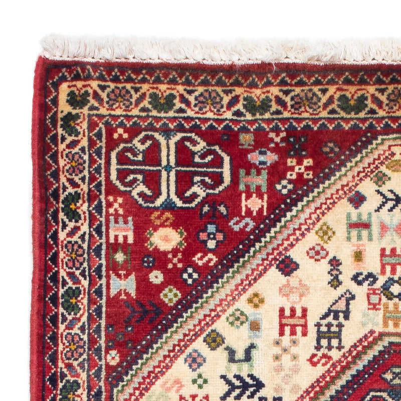 Tapis persan - Nomadic - 123 x 75 cm - rouge clair