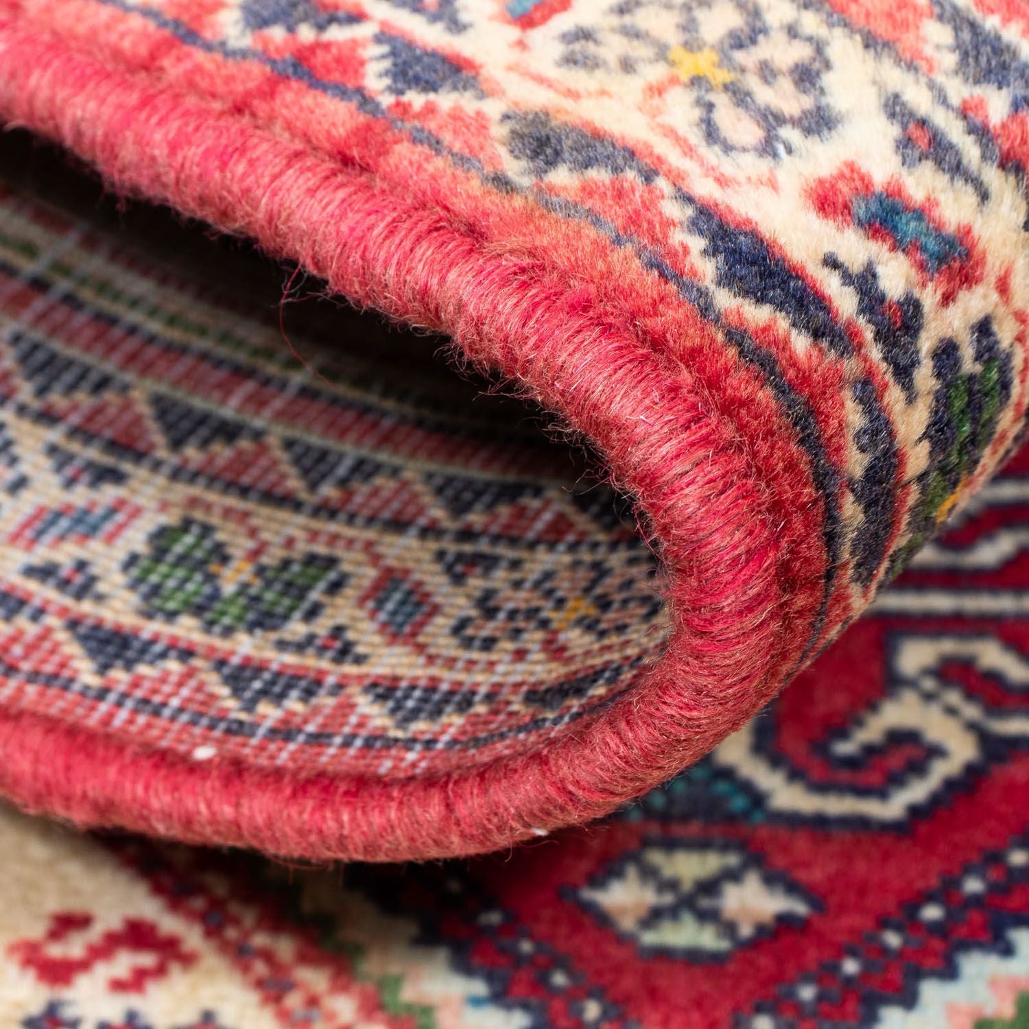Tapis persan - Nomadic - 123 x 75 cm - rouge clair