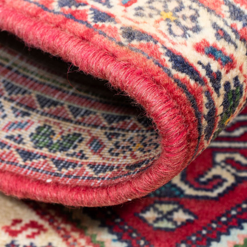 Tapis persan - Nomadic - 123 x 75 cm - rouge clair