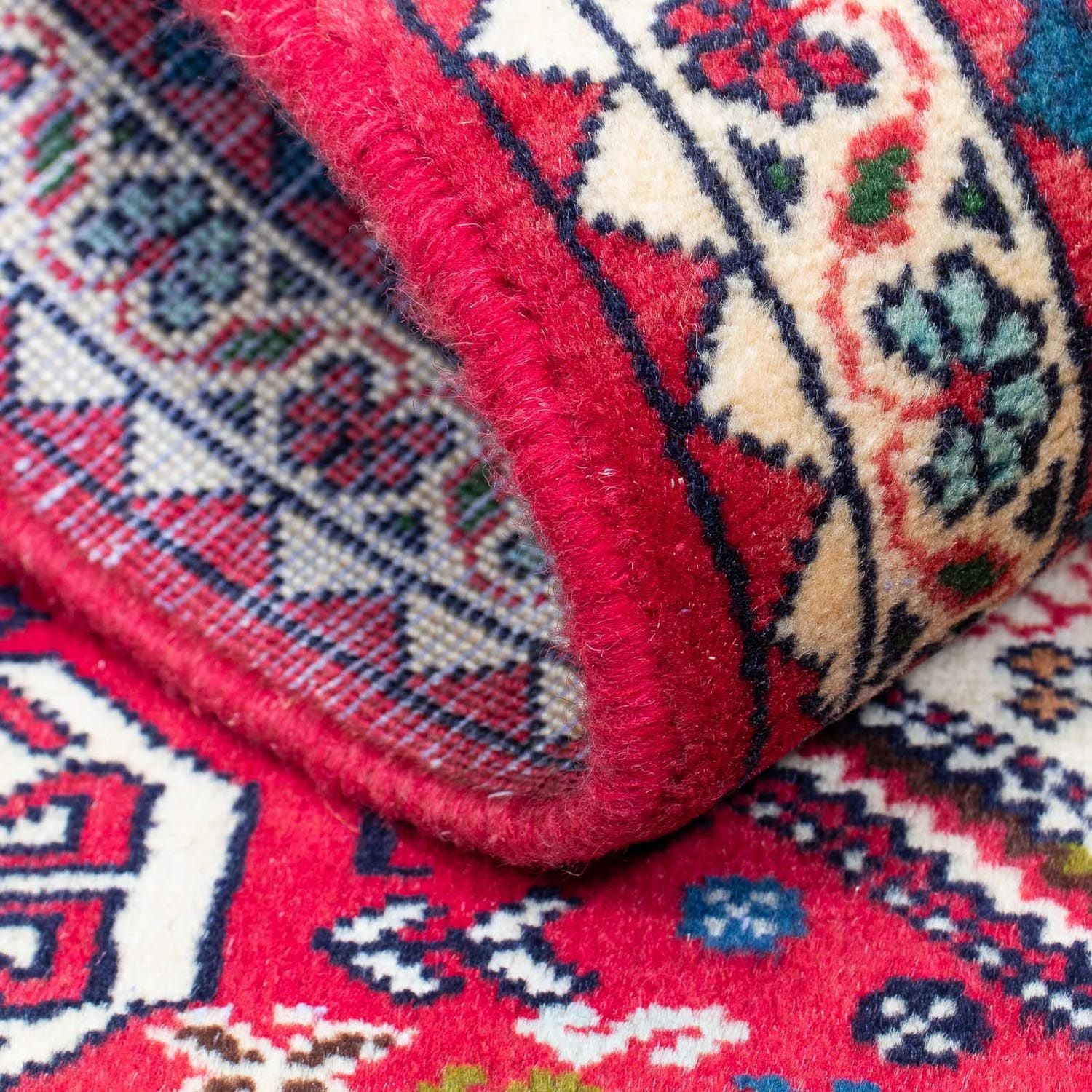 Tapis persan - Nomadic - 117 x 74 cm - rouge clair