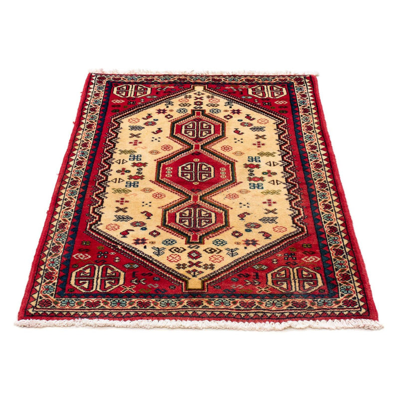Tapis persan - Nomadic - 117 x 74 cm - rouge clair
