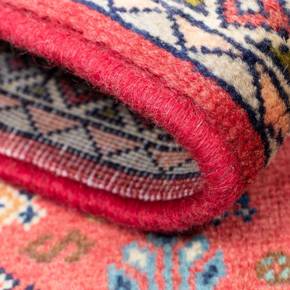 Tapis persan - Nomadic - 123 x 78 cm - rouge clair