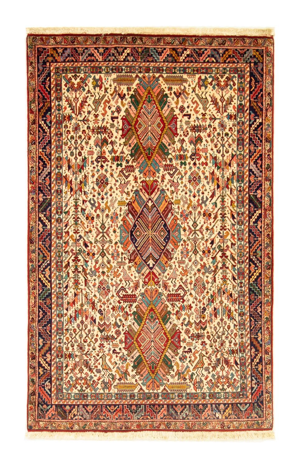 Tapis persan - Nomadic - 162 x 100 cm - beige
