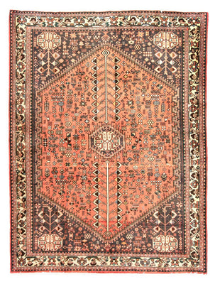 Tapis persan - Nomadic - 191 x 149 cm - rouge