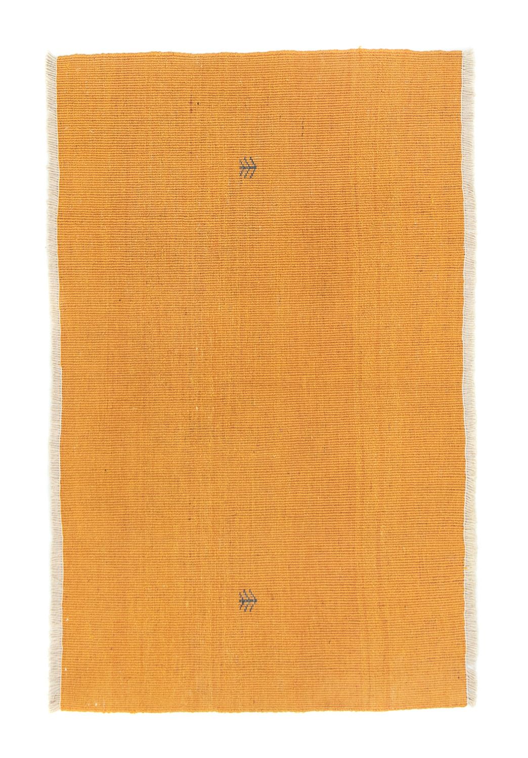 Tapis Gabbeh - Persan - 123 x 78 cm - or