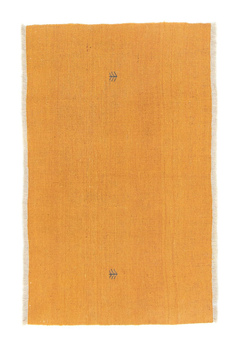 Tapis Gabbeh - Persan - 123 x 78 cm - or