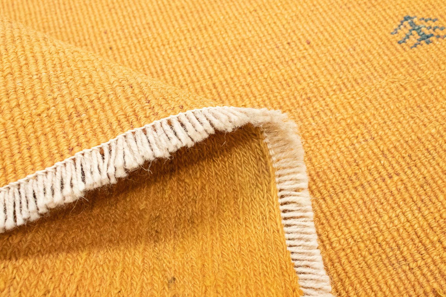 Tapis Gabbeh - Persan - 123 x 78 cm - or