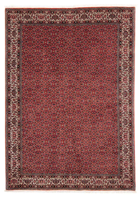 Tapis persan - Bidjar - 243 x 173 cm - rouge foncé