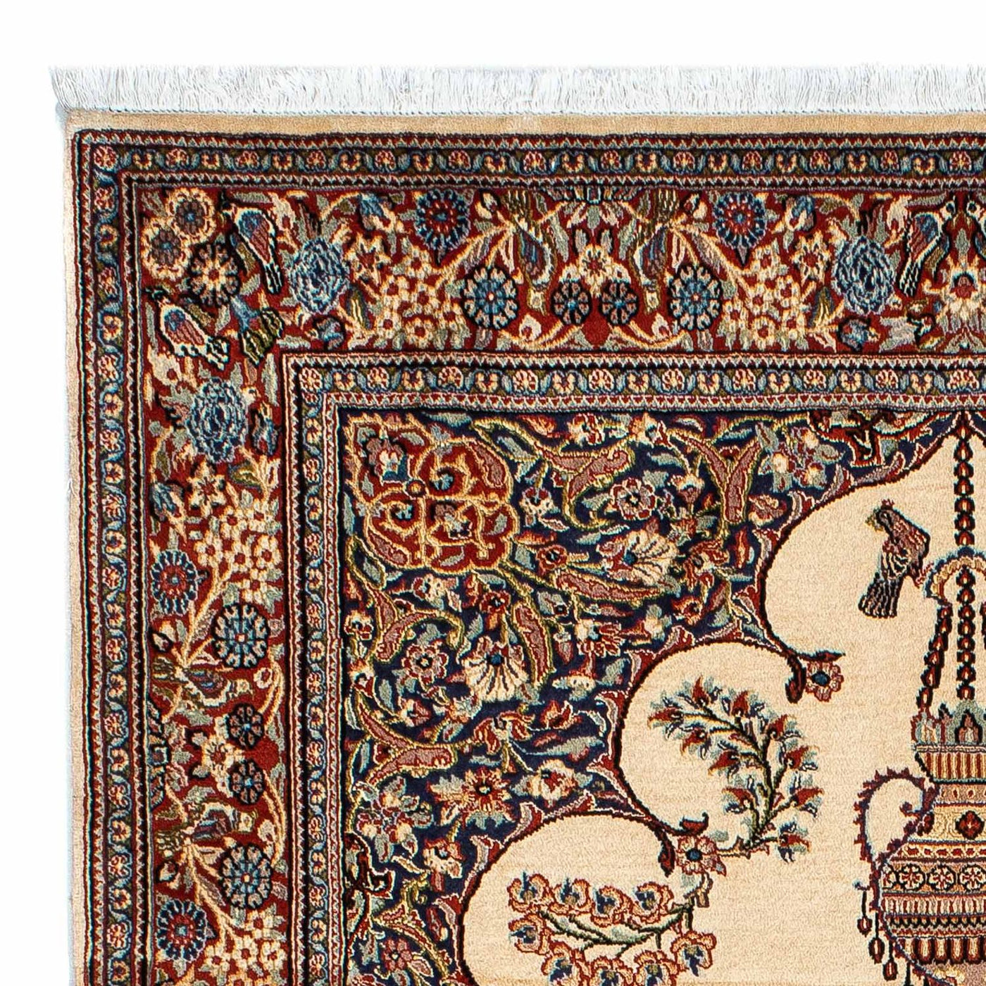 Tapis de Qom Tapis 210x135cm - Tapis persan