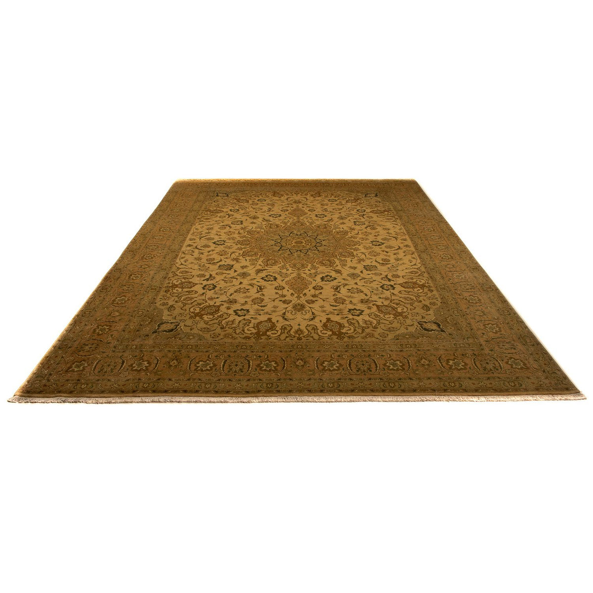 Tapis persan - Tabriz - Royal - 342 x 250 cm - or