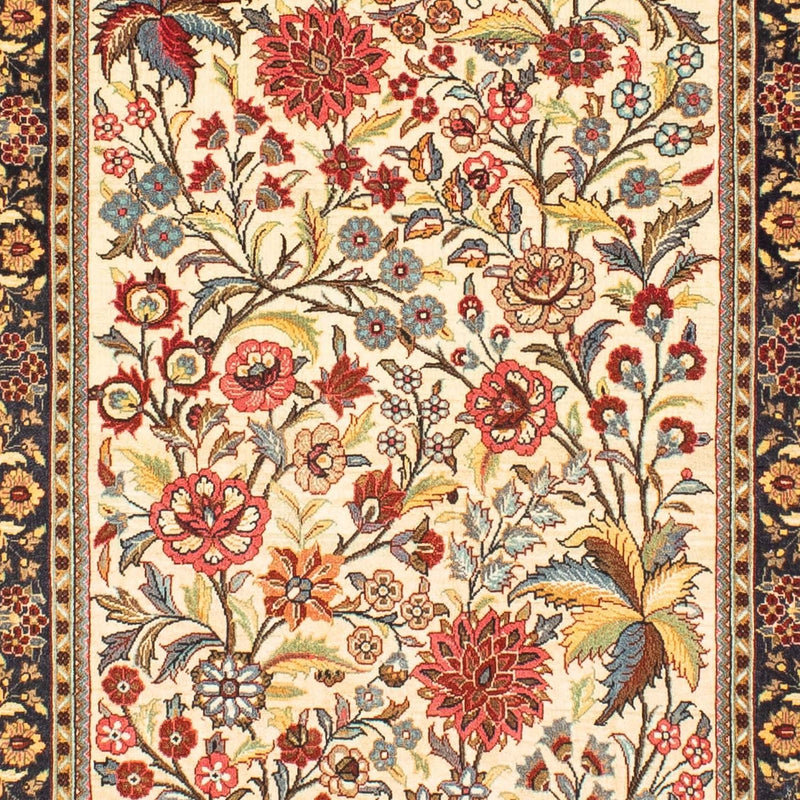 Tapis de couloir Tapis persan - Ghom - 267 x 69 cm - beige