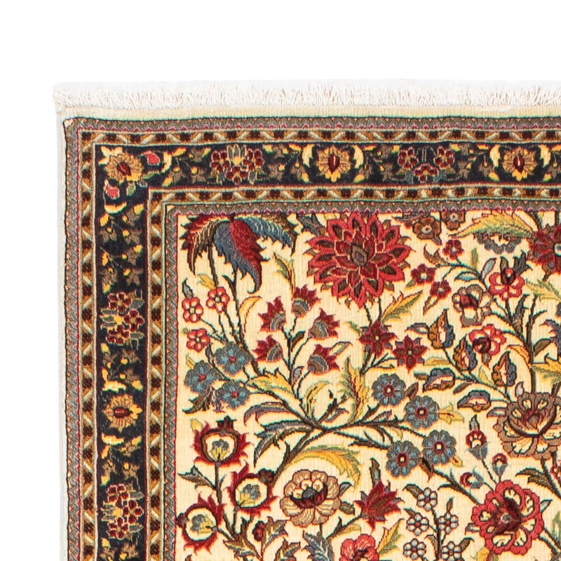 Tapis de couloir Tapis persan - Ghom - 267 x 69 cm - beige