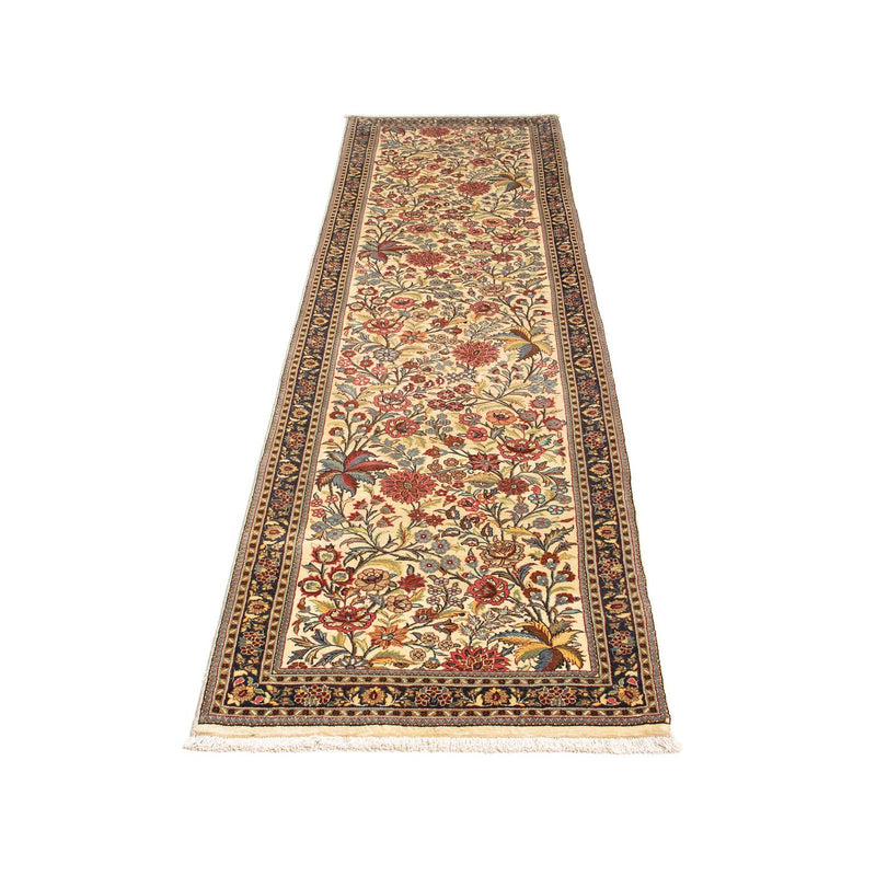 Tapis de couloir Tapis persan - Ghom - 267 x 69 cm - beige