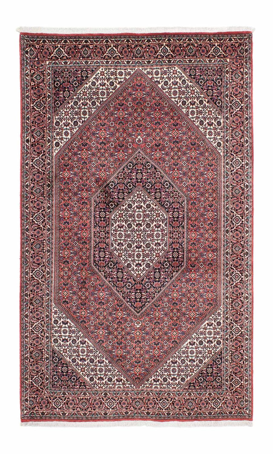 Tapis persan - Bidjar - 219 x 134 cm - rouge clair