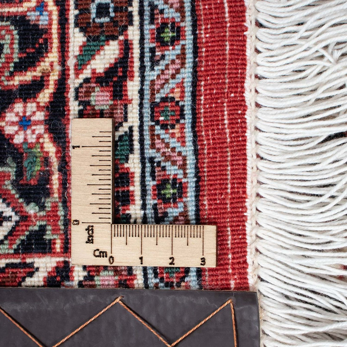 Tapis persan - Bidjar - 219 x 134 cm - rouge clair