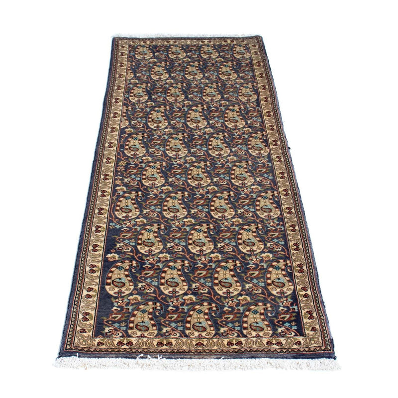 Tapis de couloir Tapis persan - Ghom - 156 x 54 cm - multicolore