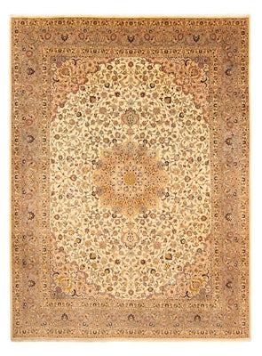 Tapis persan - Tabriz - 377 x 298 cm - marron clair