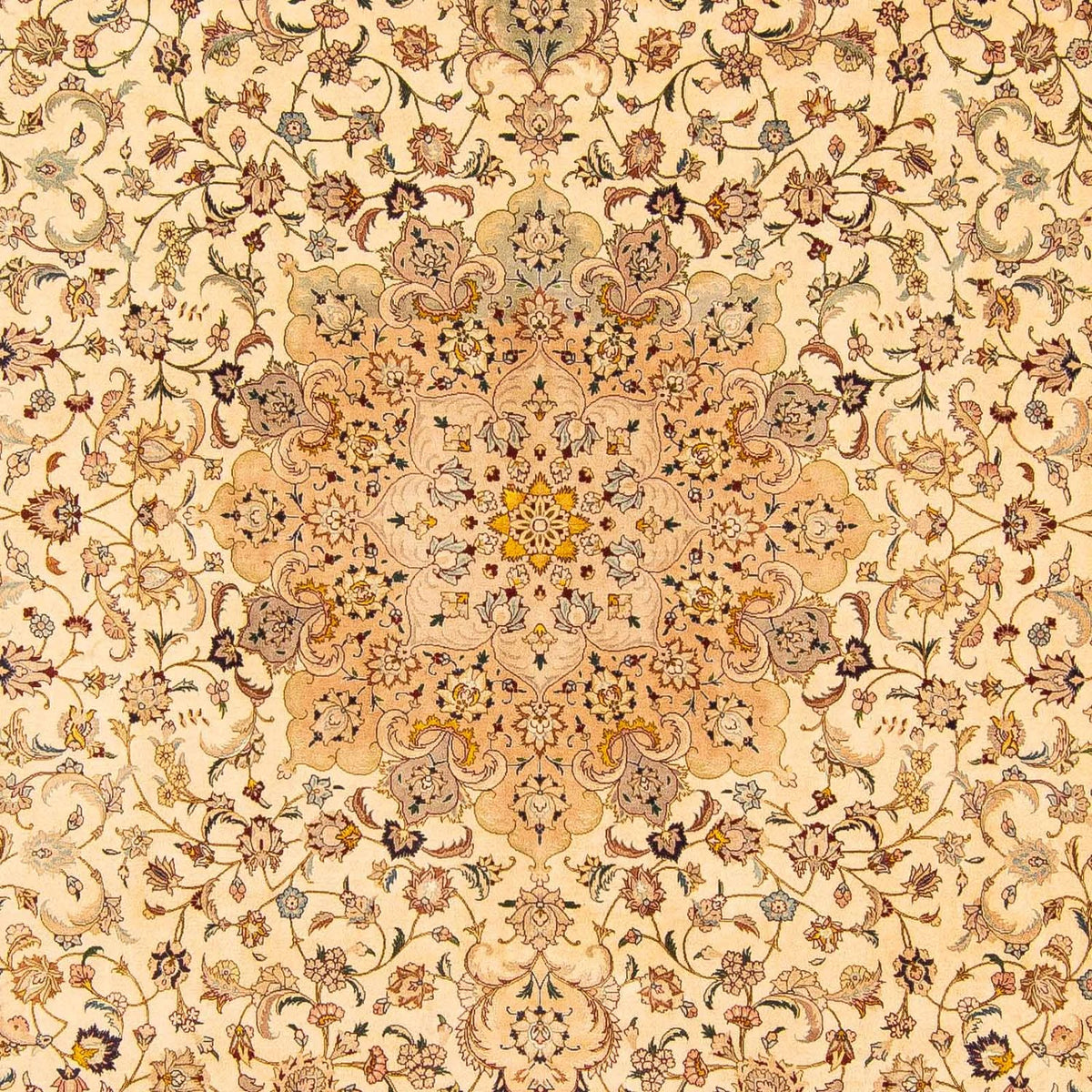 Tapis persan - Tabriz - 377 x 298 cm - marron clair