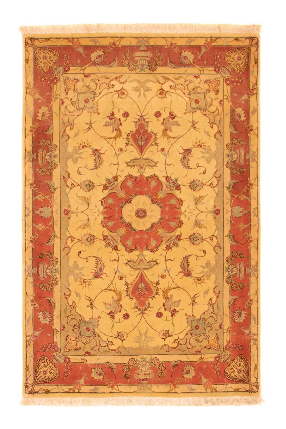 Tapis persan - Tabriz - Royal - 155 x 100 cm - beige