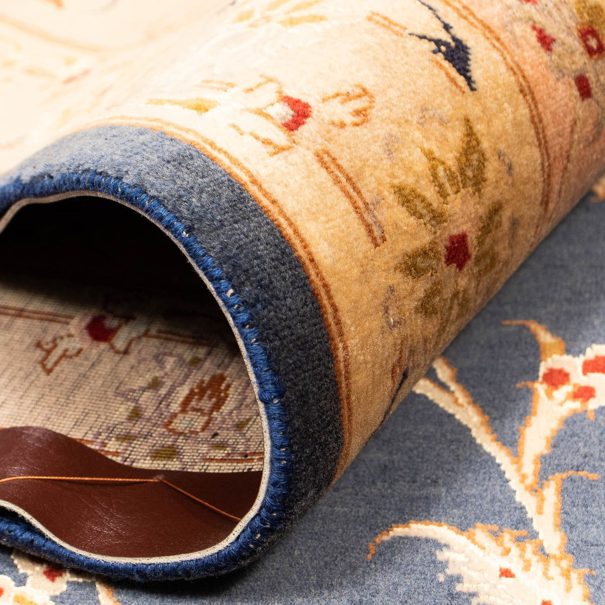 Tapis persan - Tabriz - Royal - 415 x 298 cm - bleu foncé